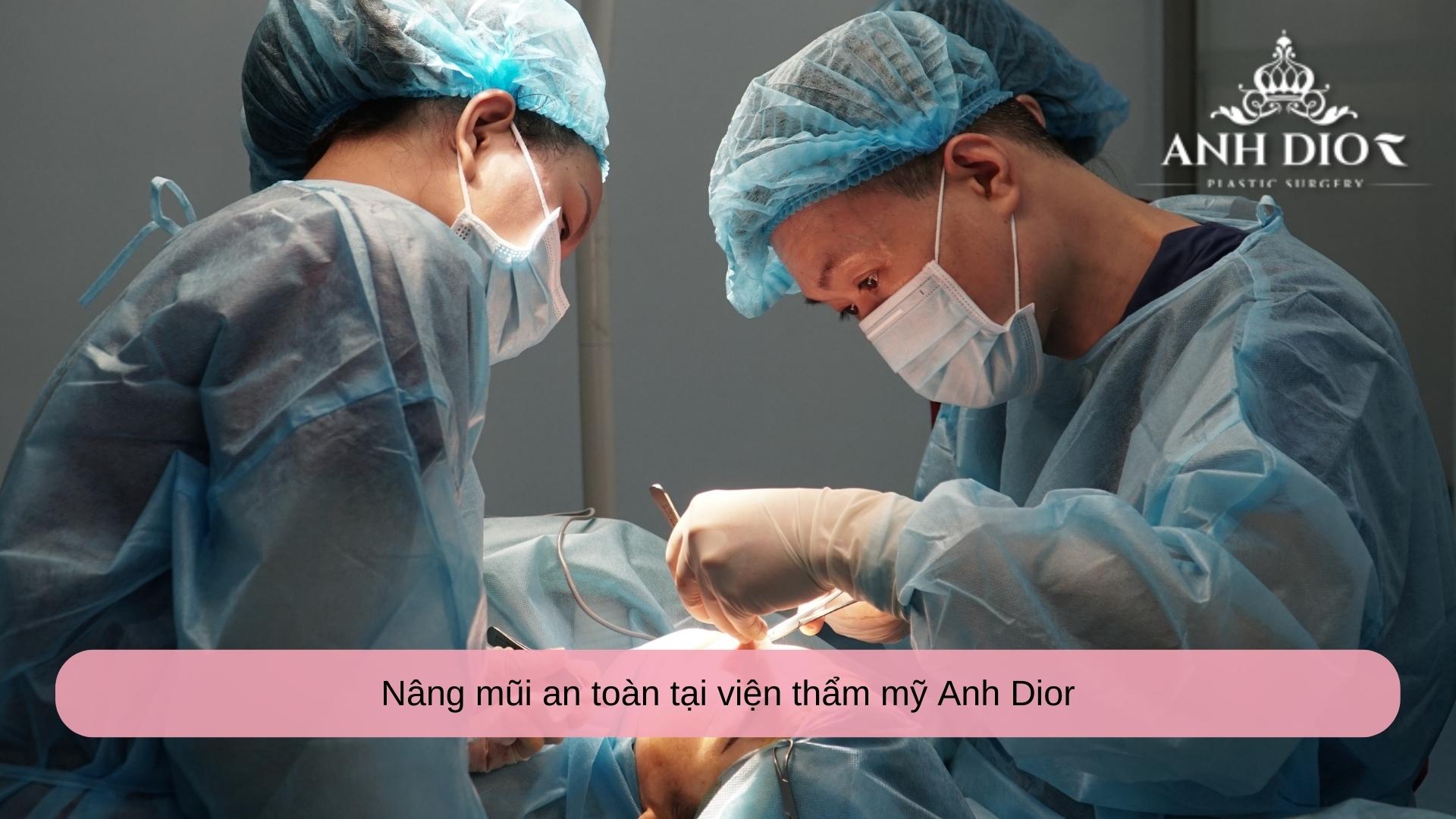 Nâng mũi an toàn tại Anh Dior