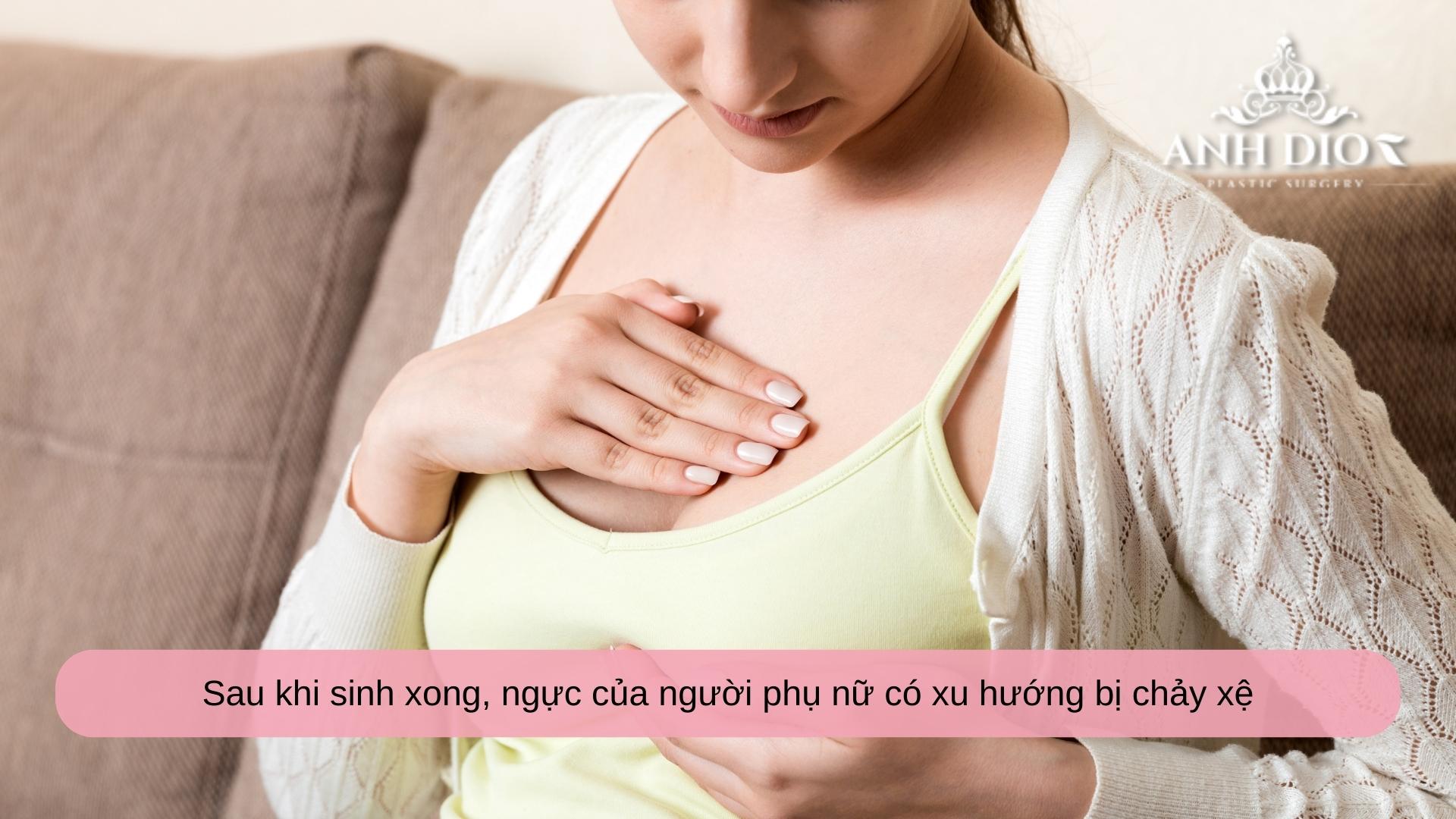 Nâng ngực sau sinh